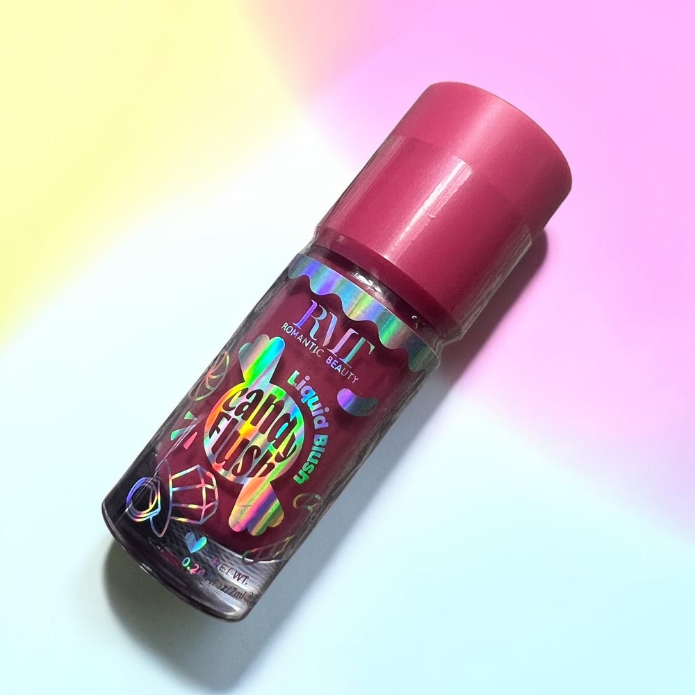 Romantic Beauty Candy Flush Liquid Blush 02 Plump Pops Pink Dewy Finish New - Picture 2 of 6